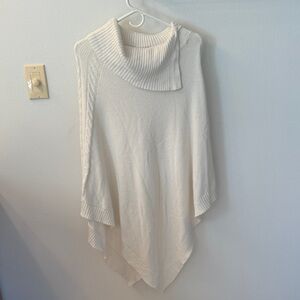 Talbots Elegant White Turtleneck Sweater